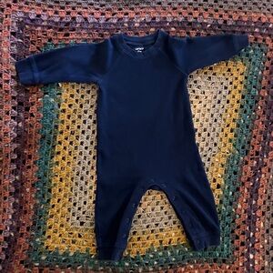 Navy Blue Toddler One Piece